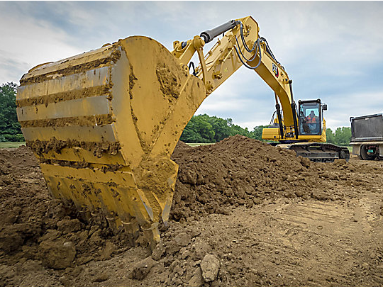 Gore's Outdoors excavator at work
